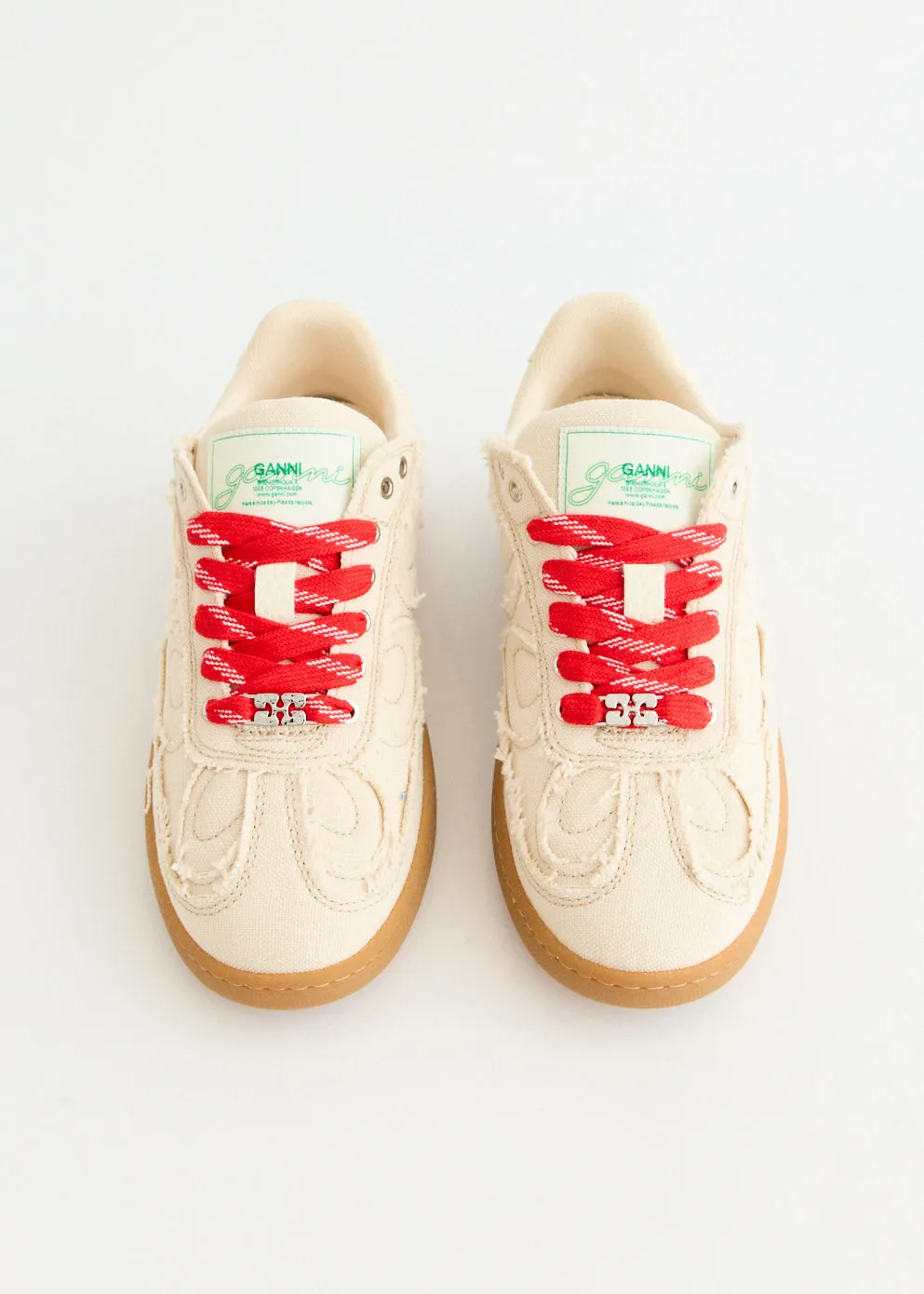Air Soft 08 Canvas Raw Edge Sneakers