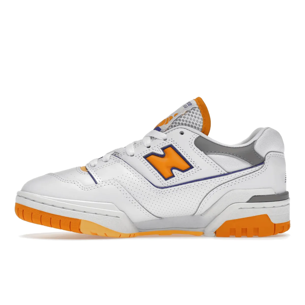Ultra-soft cushioning Lightweight Feel New Balance 550 White Vibrant Orange