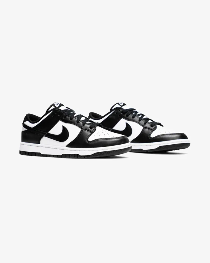 NIKE DUNK LOW RETRO PANDA WHITE BLACK 2021 mesh ventilation Alley Walk