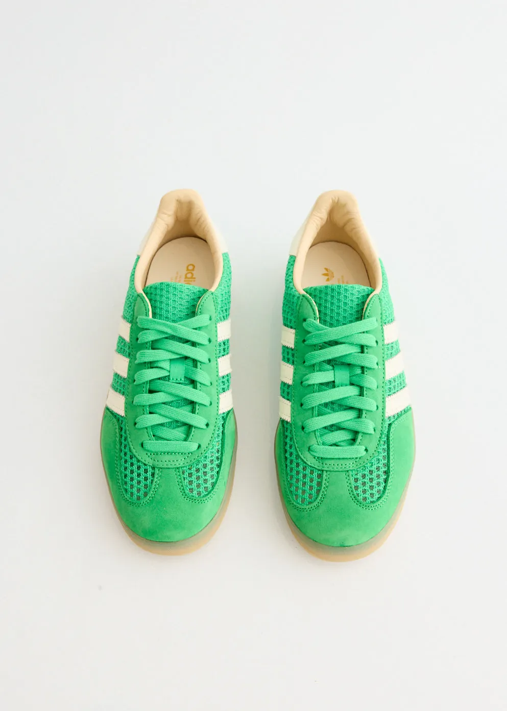 Casual Style Structured grip Gazelle Indoor 'Energy Green' Sneakers