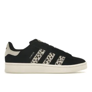 Adidas Campus 00s Black Leopard TPR Sole dirt path