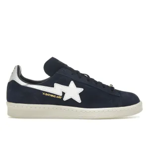 Bright Accents Adidas Campus 80s Bape Collegiate Navy