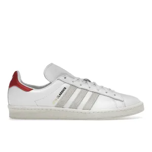 Adidas Campus 80s Kith Classics White Red Decorative stitching Freedom Steps