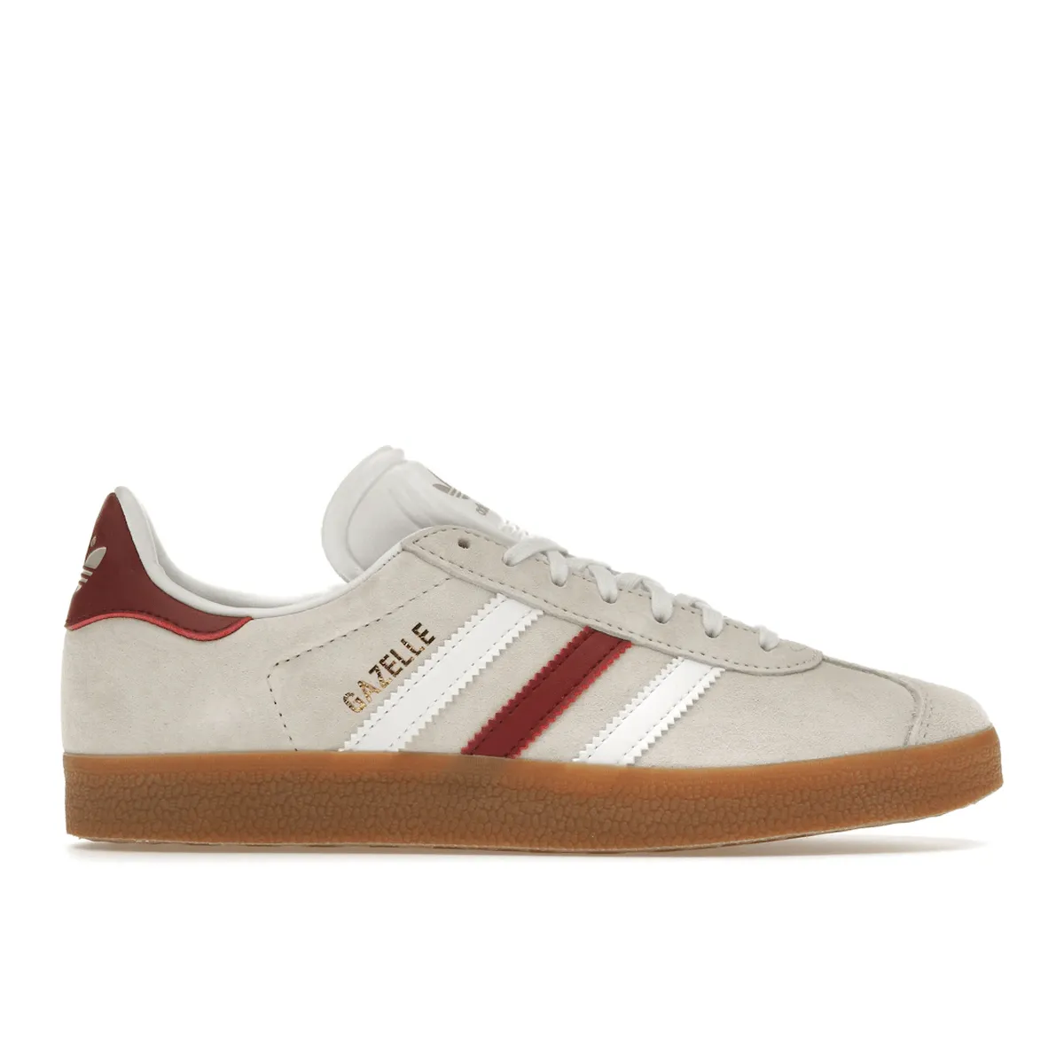 Daily Wear Adidas Gazelle Aluminum Collegiate Burgundy