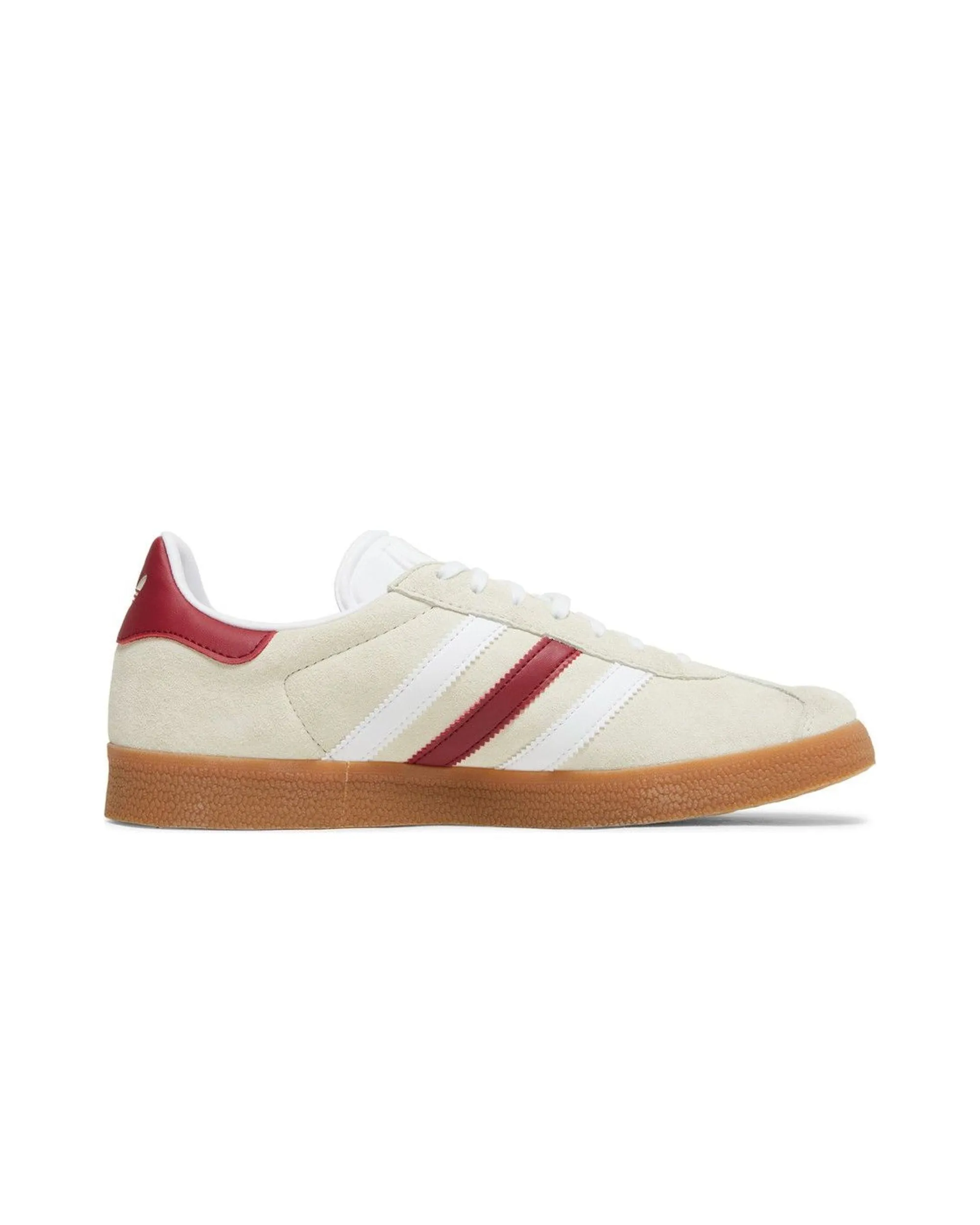 toe protection style Stability adidas Gazelle Aluminum Collegiate Burgundy