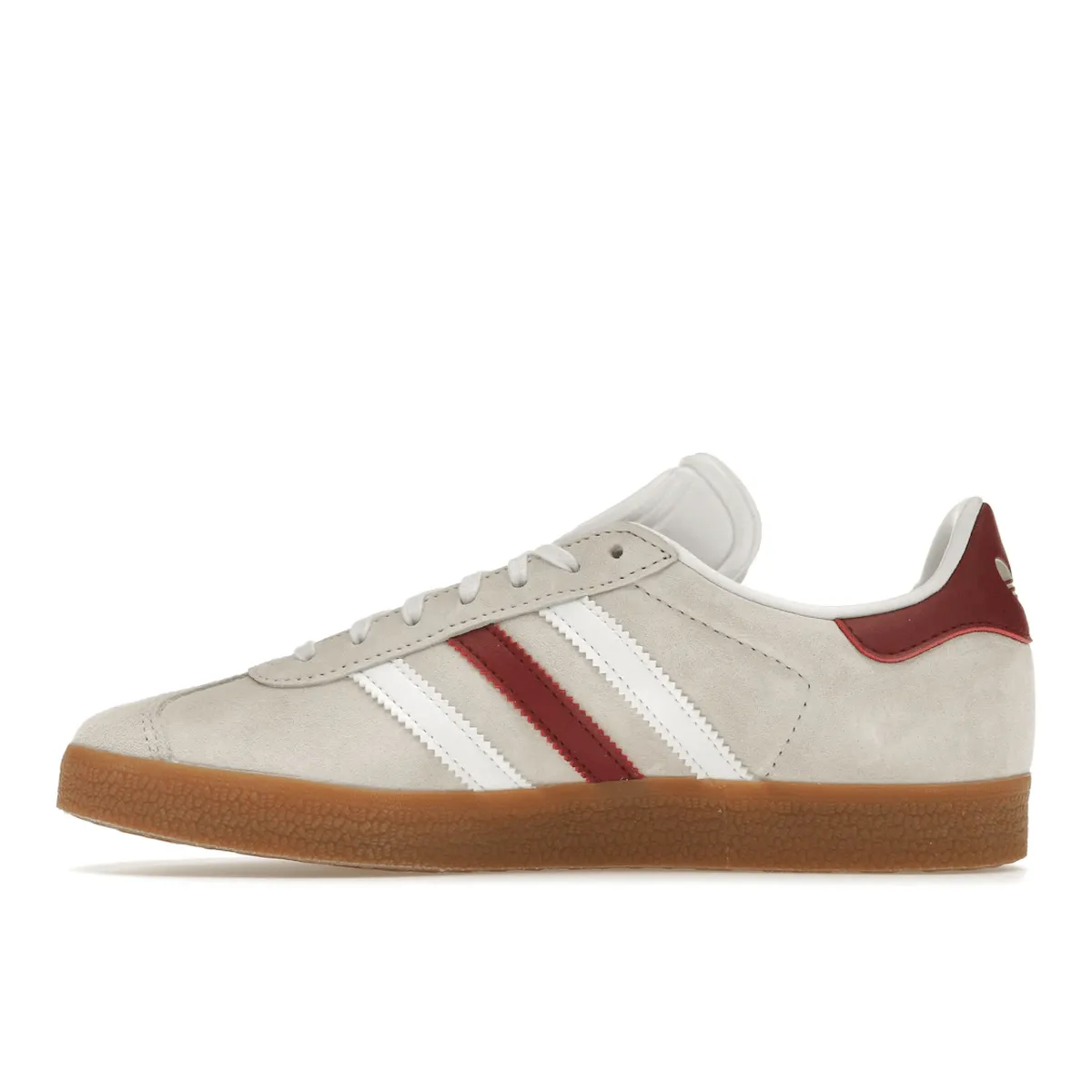 Winter Ready Adidas Gazelle Aluminum Collegiate Burgundy