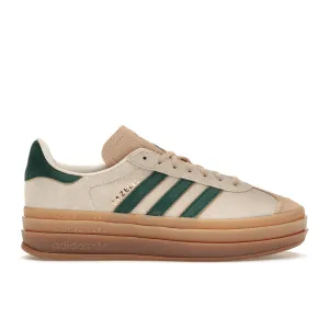 Adidas Gazelle Bold Magic Beige Collegiate Green Balanced Fit Classic Look