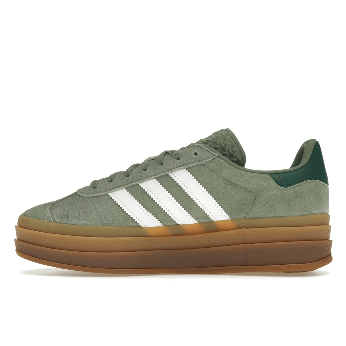 Any Season Quick Entry Adidas Gazelle Bold Silver Green Gum