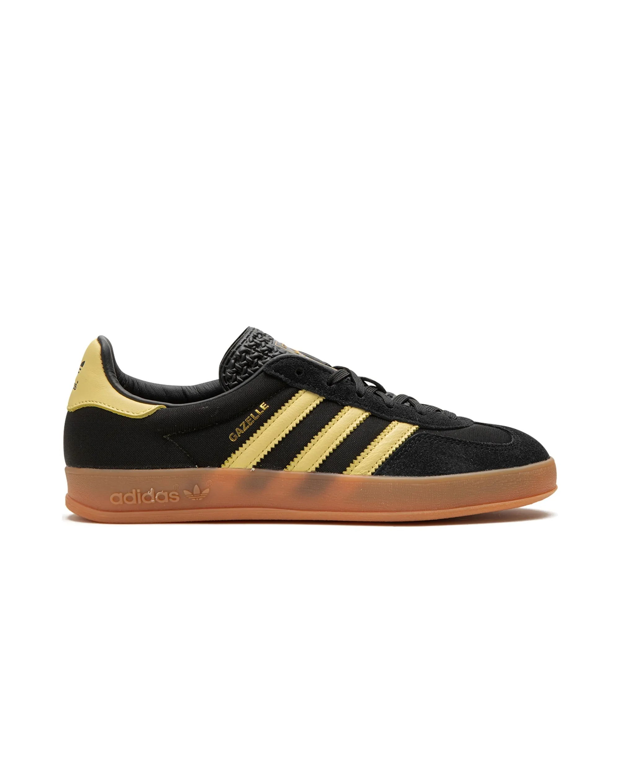 adidas Gazelle Indoor Black Almost Yellow Gum Regular Fit Special