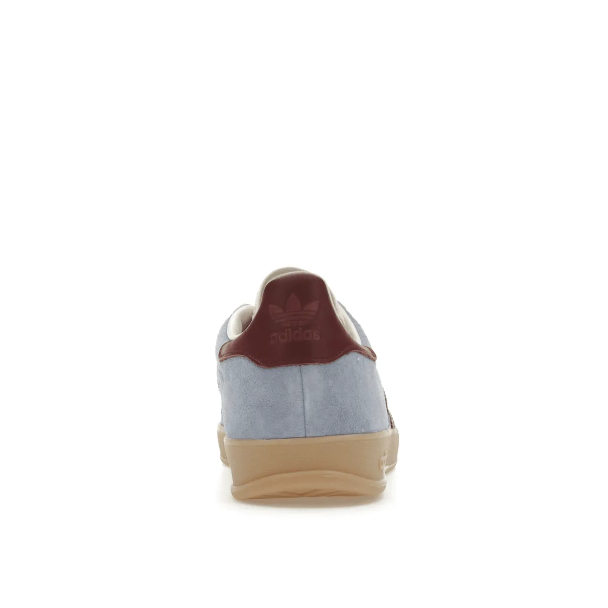 mom style Leather   upper Adidas Gazelle Indoor Blue Dawn Collegiate Burgundy