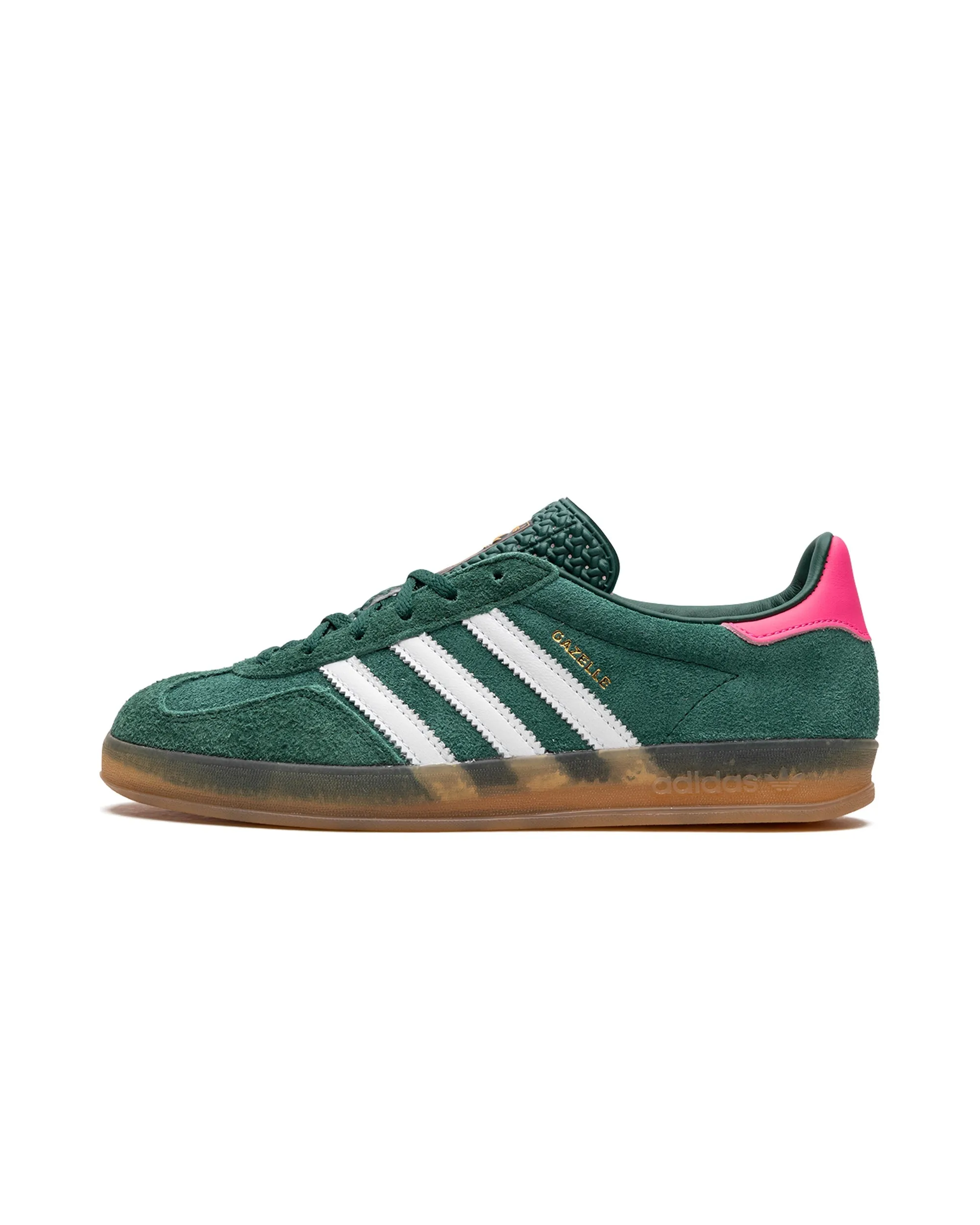 Trail adidas Gazelle Indoor Collegiate Green Lucid Pink (Women's)