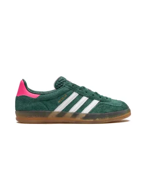 adidas Gazelle Indoor Collegiate Green Lucid Pink (Women's) foldable material Comfort Step