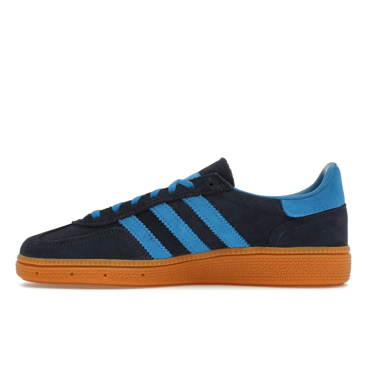 Adidas Handball Spezial Night Indigo Bright Blue suede upper