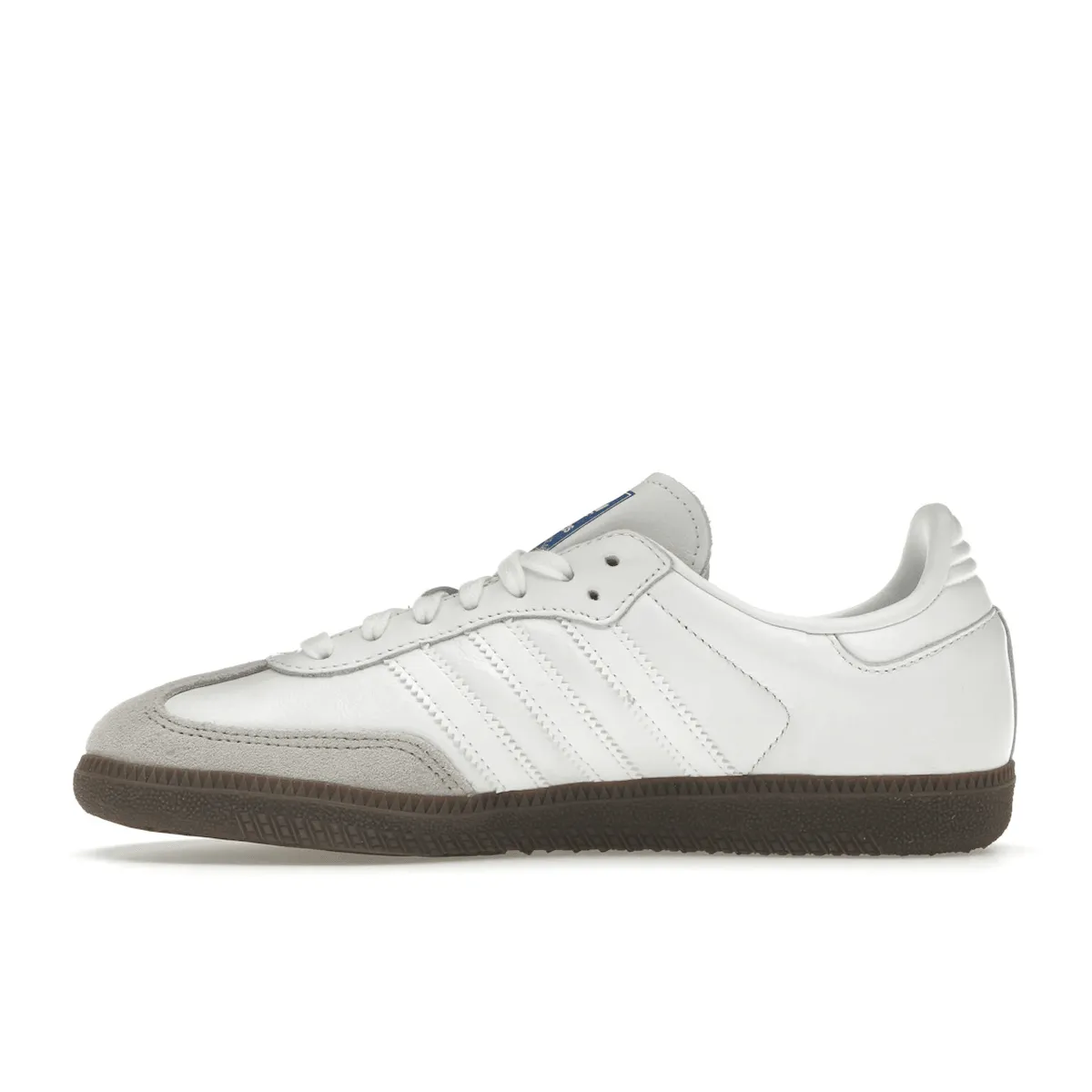 Adidas Samba Cloud White Blue Gum Skate Life
