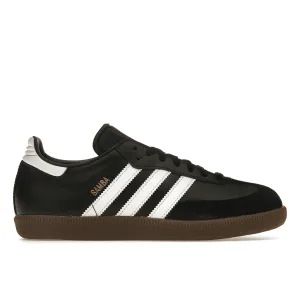 Adidas Samba Leather Black White Precision Movement Supportive