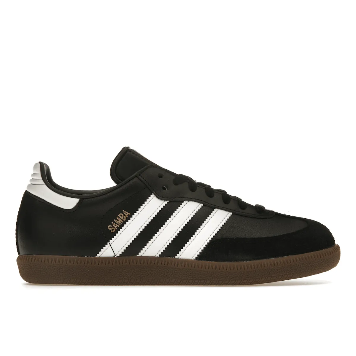 Snug fit Adidas Samba Leather Black White