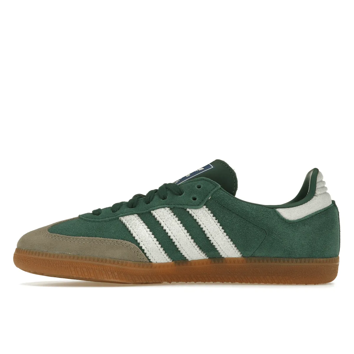 Adidas Samba OG Collegiate Green Gum Grey Toe Skate Performance Ride Simple Wear