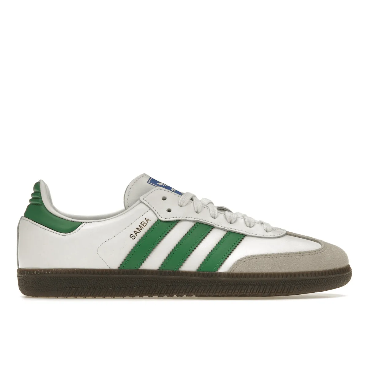 Padded Tongue Comfortable Support Adidas Samba OG Footwear White Green