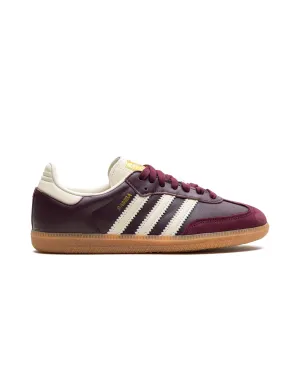 All-Purpose Use adidas Samba OG Maroon Gold Metallic (Women's)