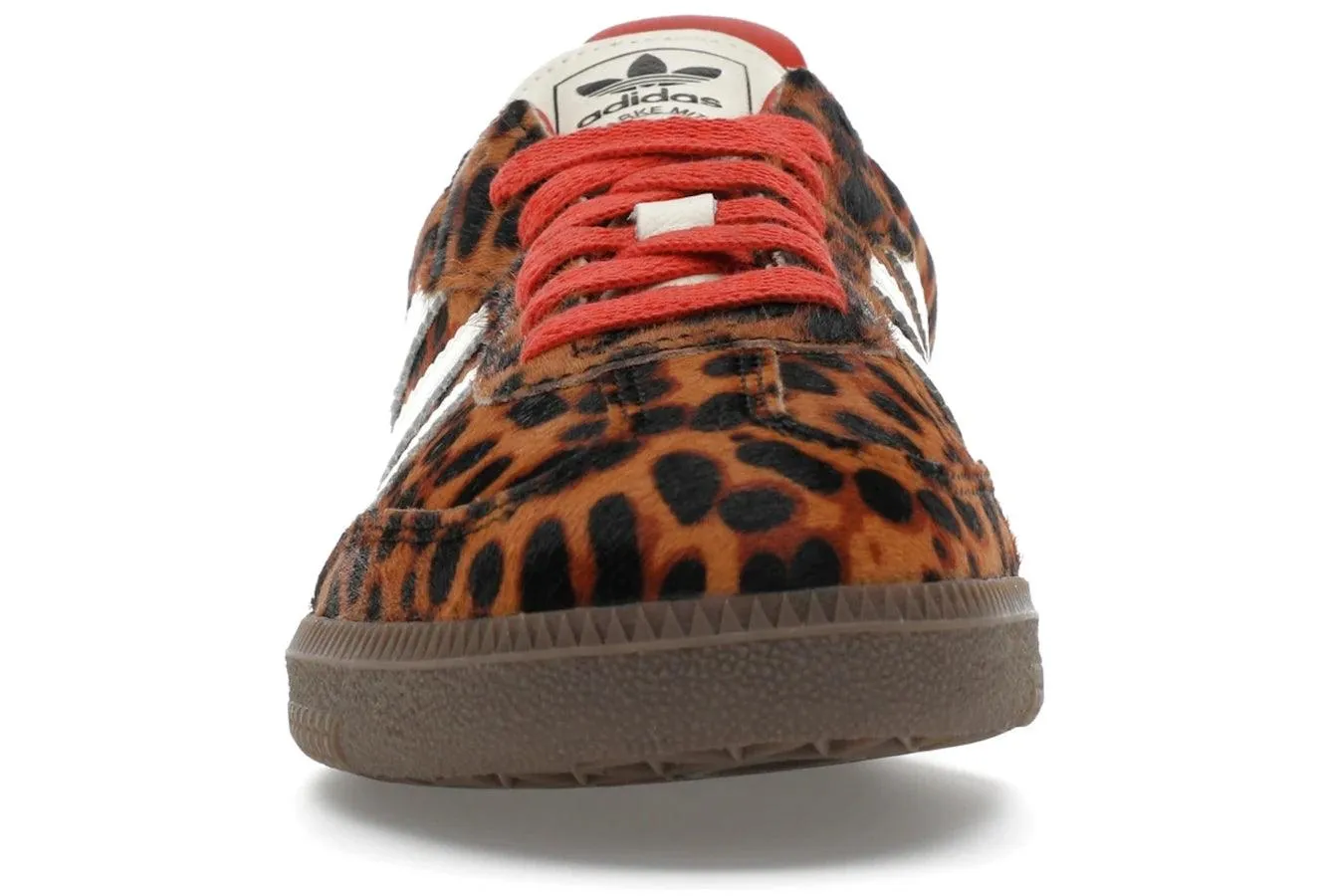 Street Movement Fashionable Look Adidas Samba OG Preloved Red Leopard