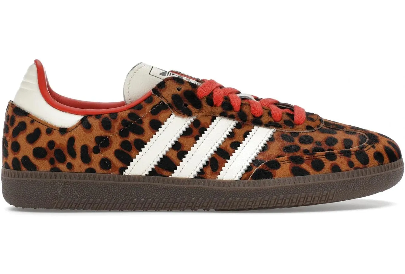 Adidas Samba OG Preloved Red Leopard Hard Grip