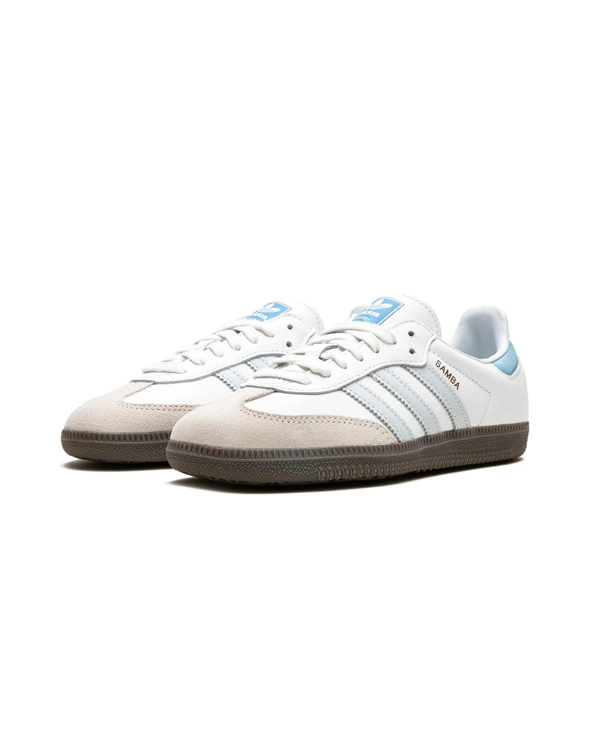 Handmade Craft Non-Slip Design adidas Samba OG White Halo Blue