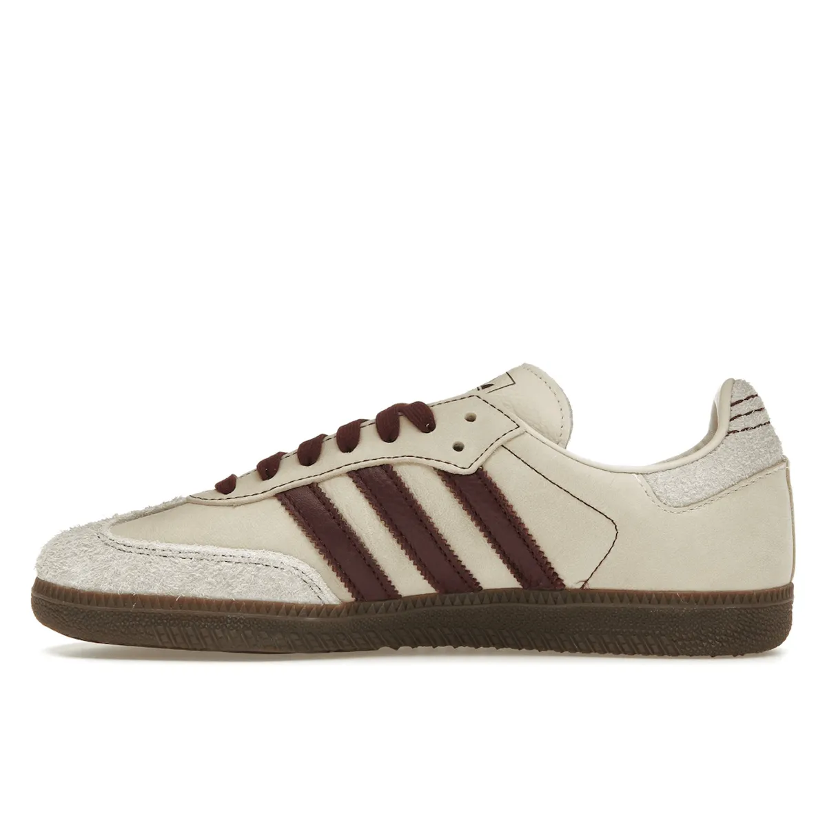 Adidas Samba OG Wonder White Maroon Quick Drying Elastic Fit