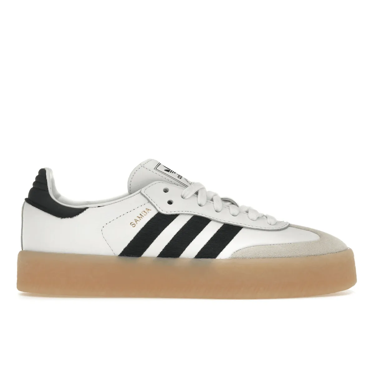 Adidas Sambae White Black Gum Flexible Wear