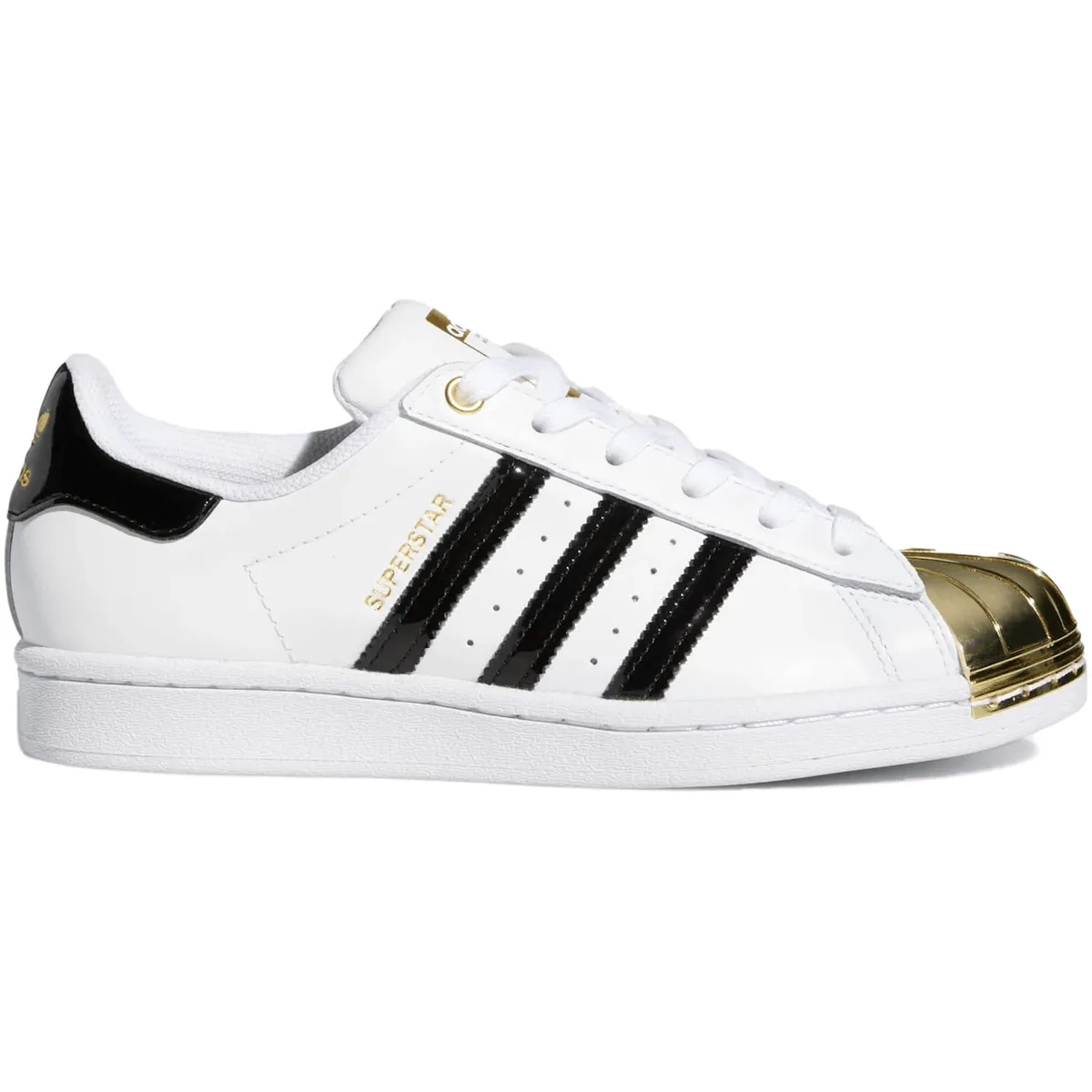 Adidas Superstar Cloud White Gold Metallic Comfort Cushion