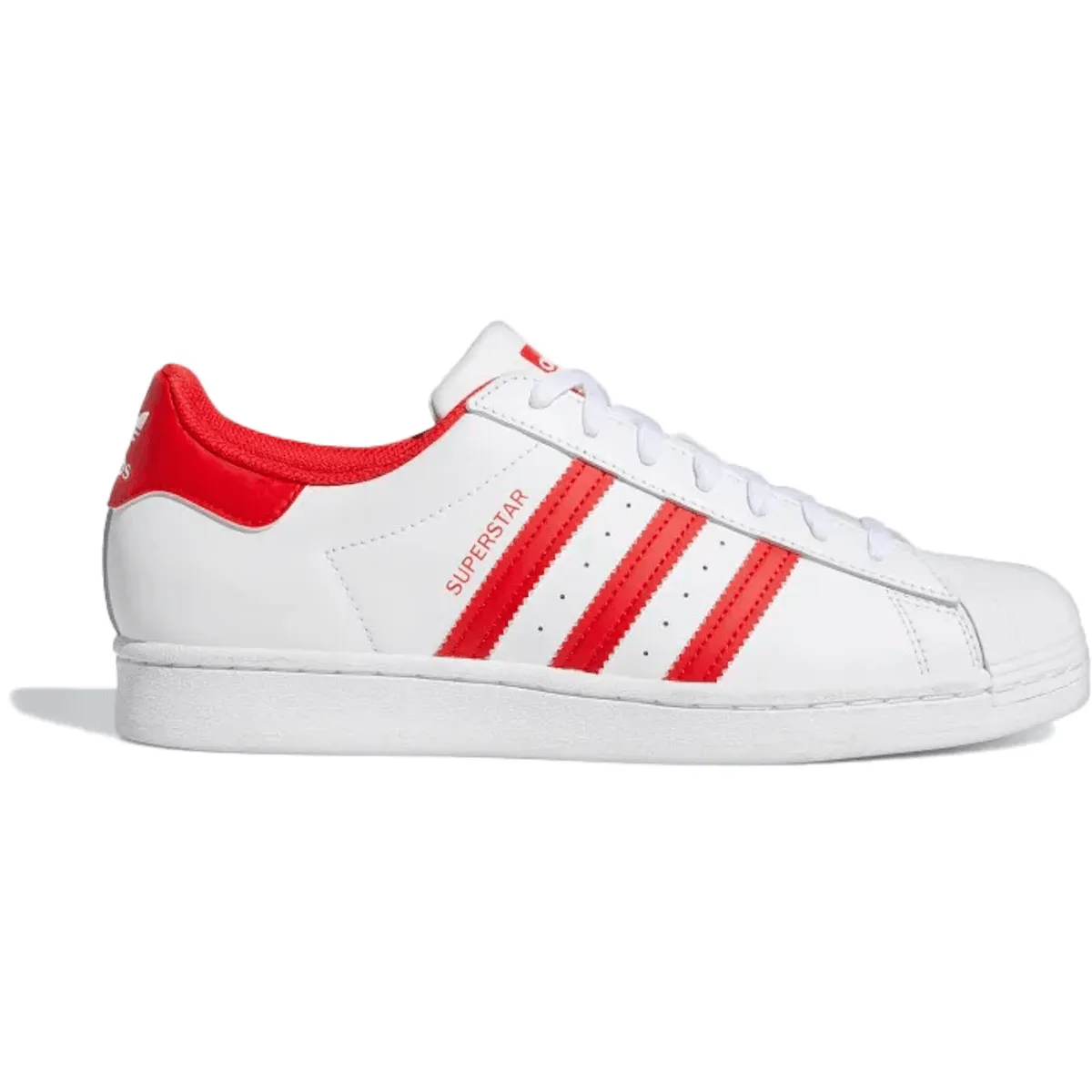 All Terrain Fit Adidas Superstar Cloud White Vivid Red