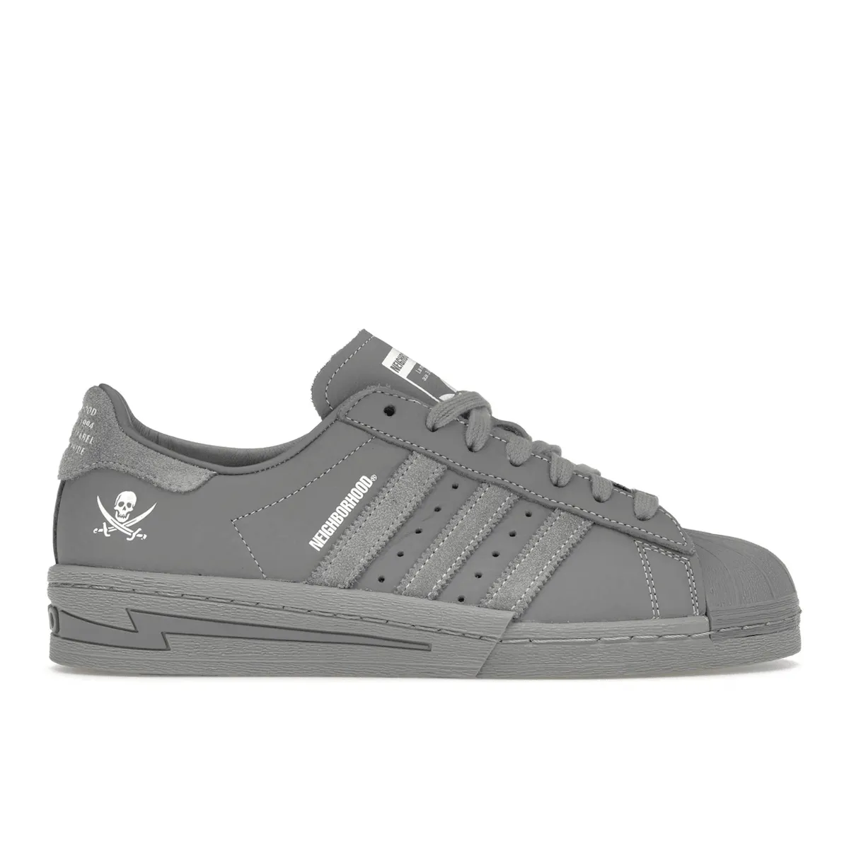 Pro Skate Rider Comfort Adidas Superstar Neighborhood Cement Grey