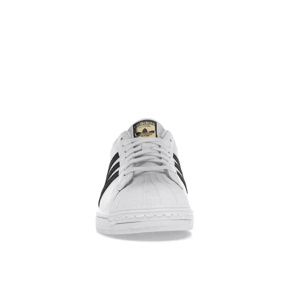 Adidas Superstar White Black synthetic material