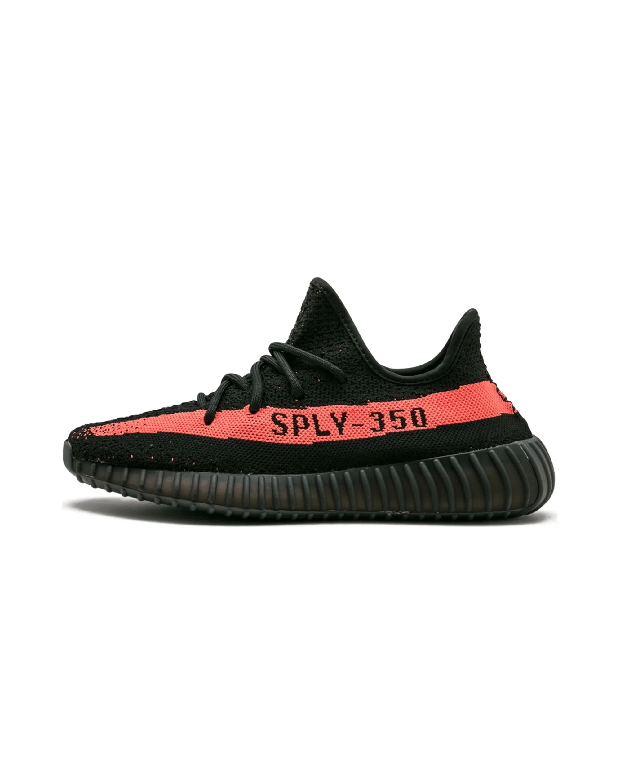 cross - country runner adidas Yeezy Boost 350 V2 Core Black Red