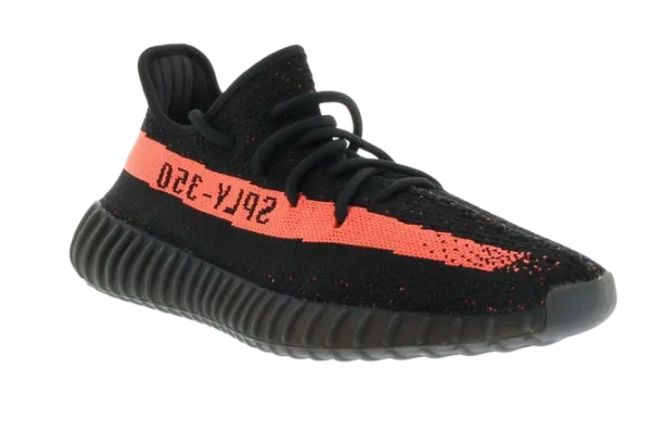 Ankle Support Abrasion resistant YZY Boost 350 V2 Core Black Red