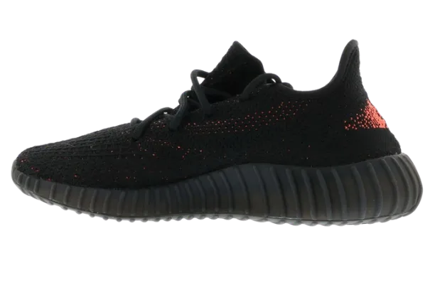 toe spring YZY Boost 350 V2 Core Black Red