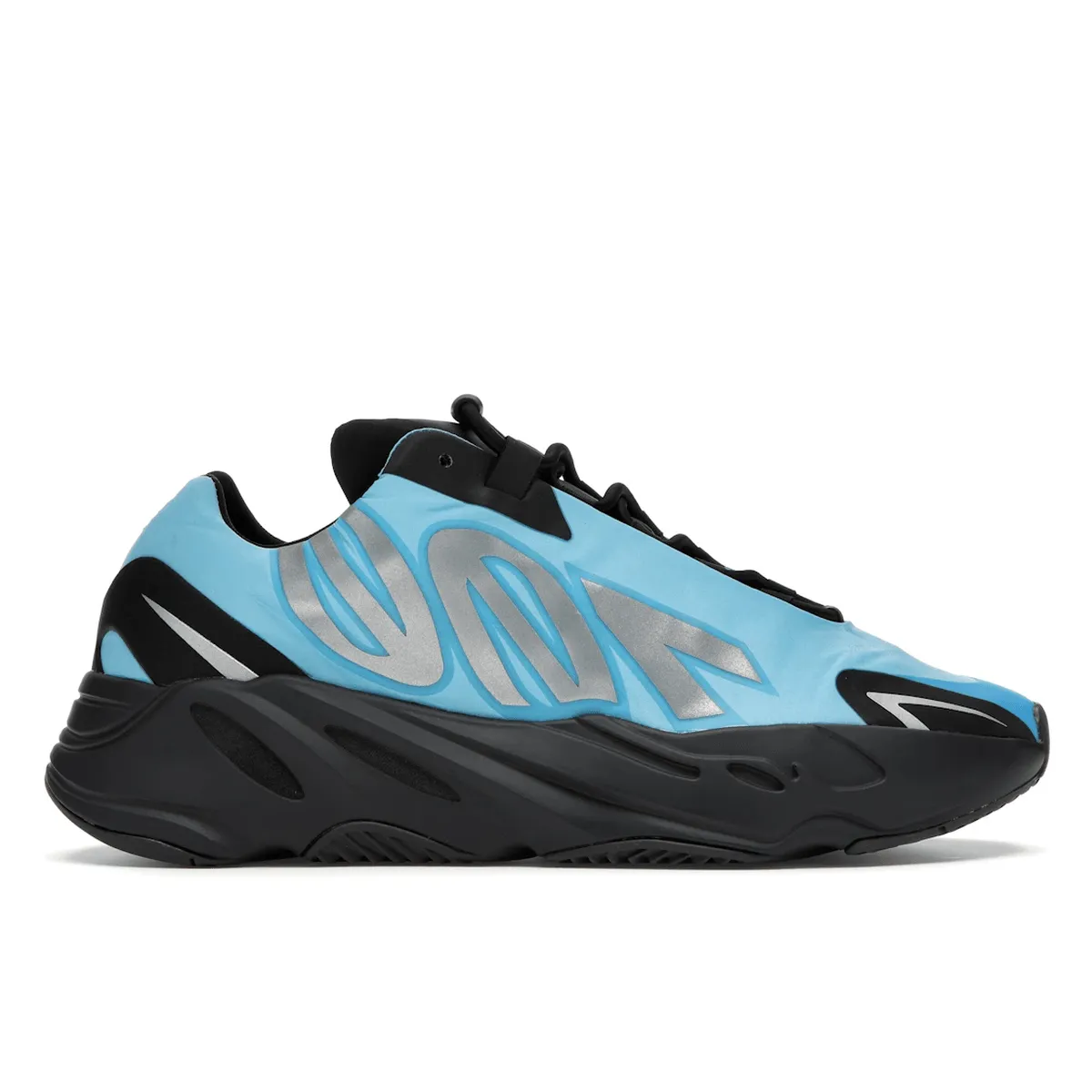 Adidas Yeezy Boost 700 MNVN Bright Cyan slow walk