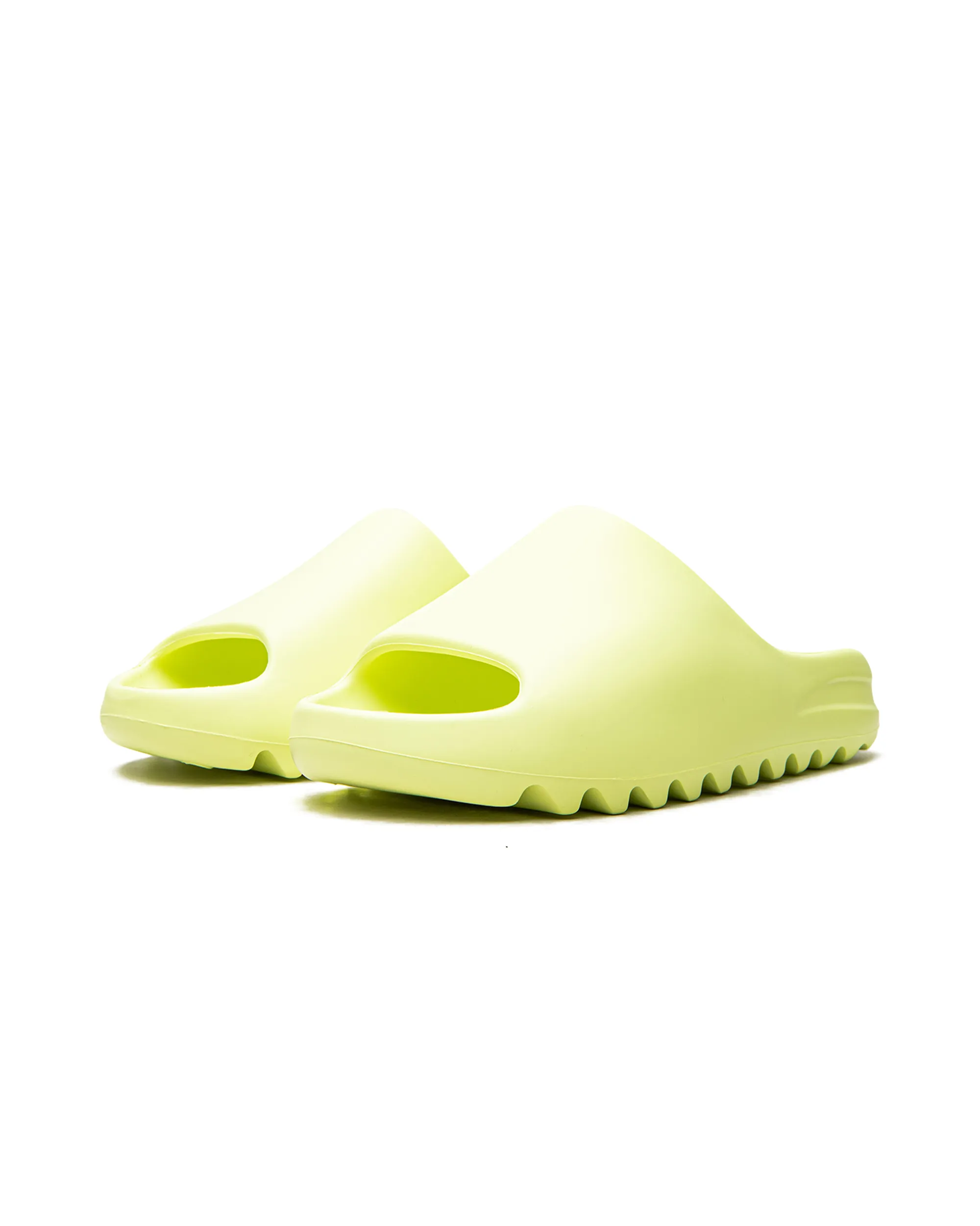 Senior - friendly rocky terrain adidas Yeezy Slide Glow Green