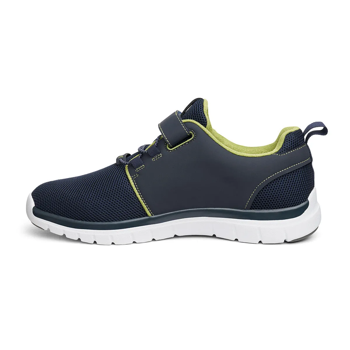 No. 46 Sport Jogger - Blue / Green running in a canyon area shoes
