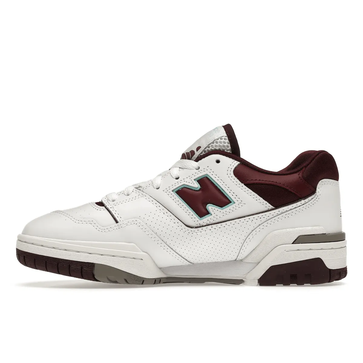 Sport Fanatic New Balance 550 Burgundy Cyan