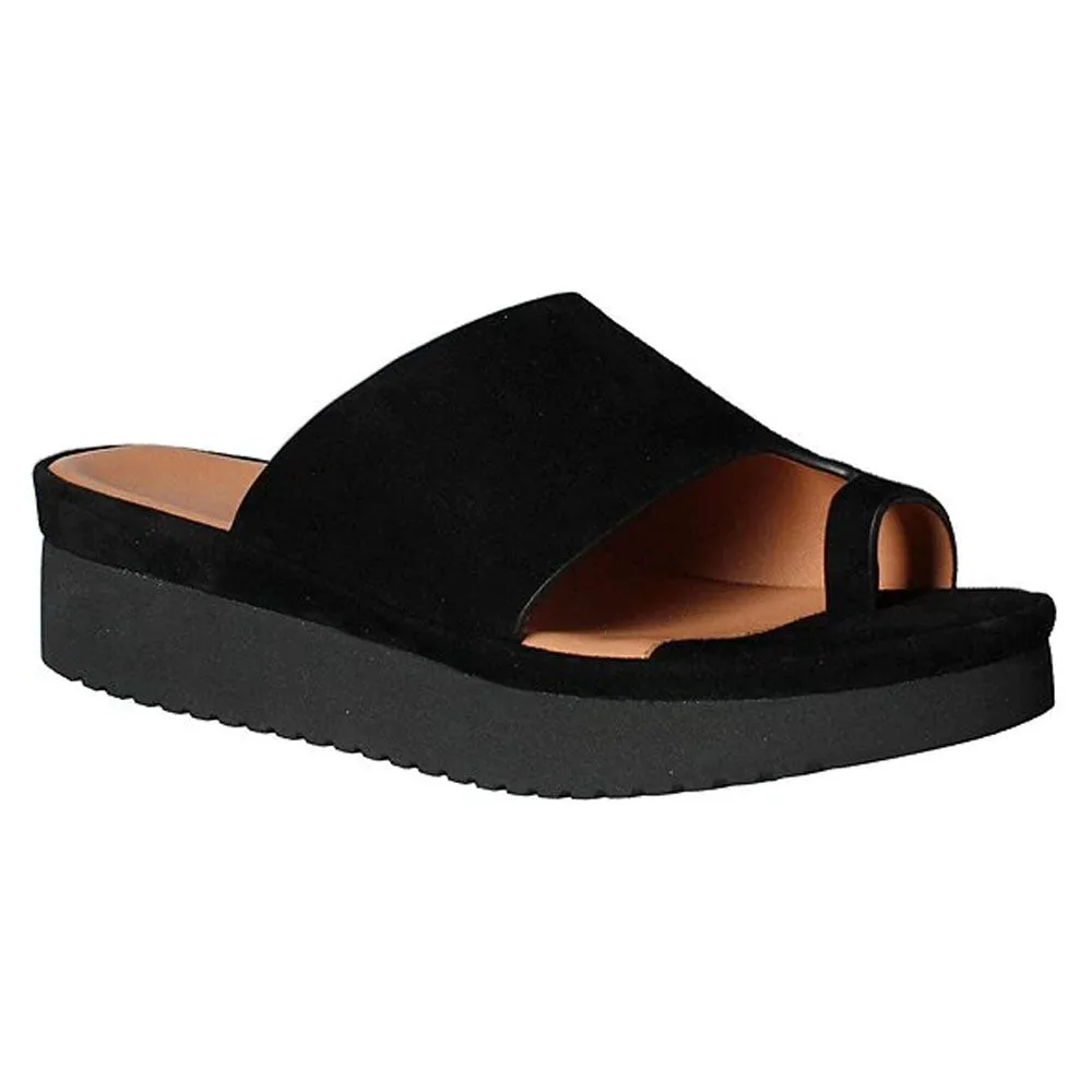 Ahlina Slip on Sandal Built-in wear matching
