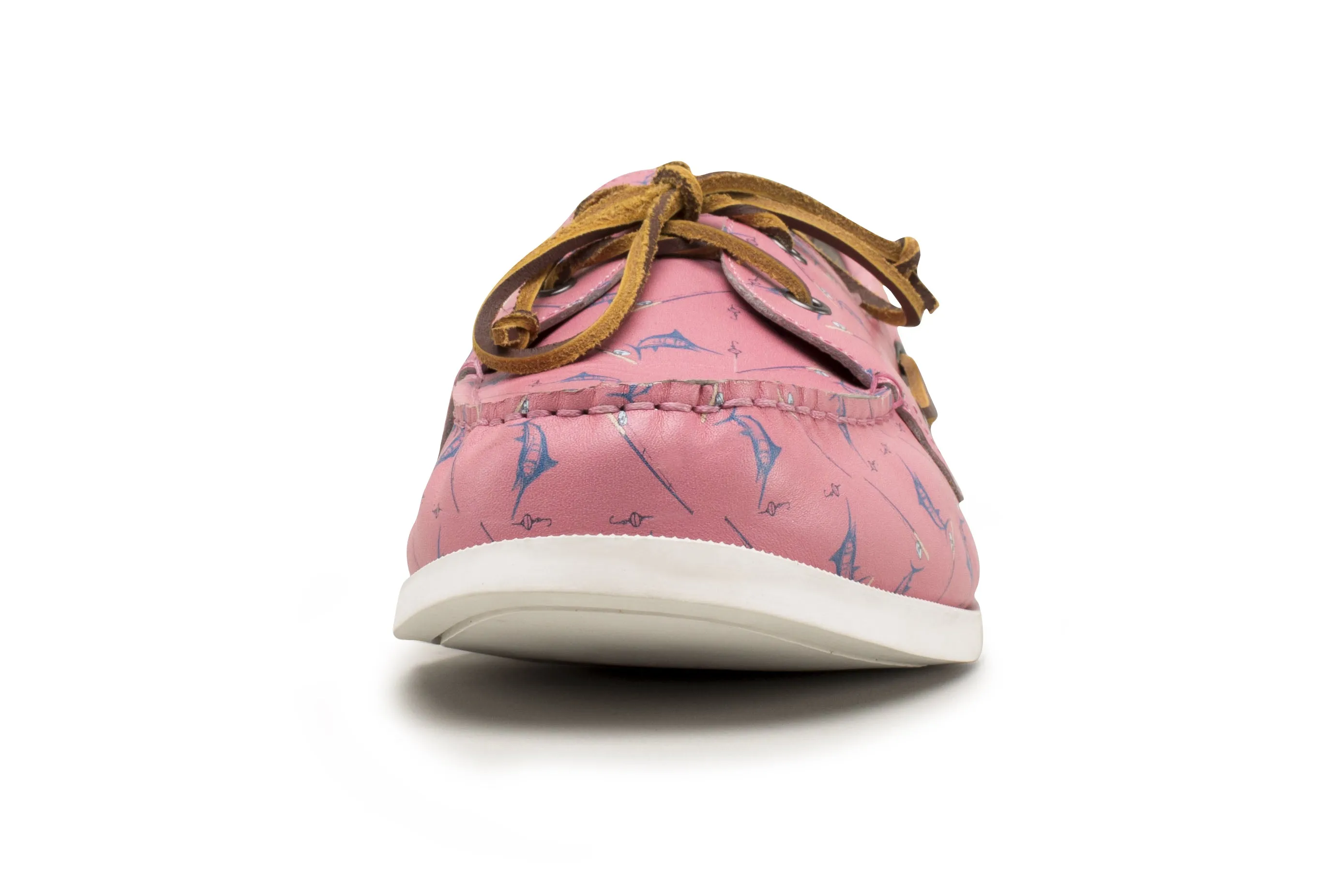 The Pink Marlins Boat Shoe Chill Time Alley Path