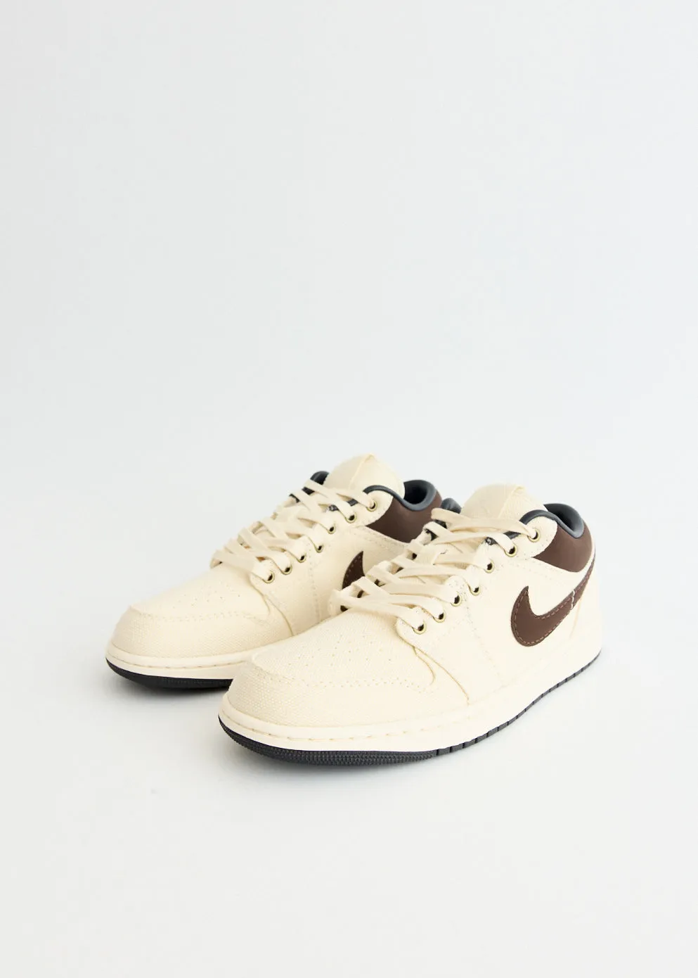 Air Jordan 1 Low Premium 'Pale Ivory' Sneakers arch - support cycling - style