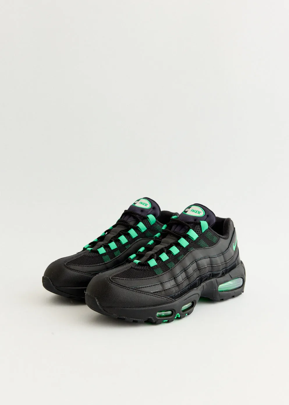 Air Max 95 OG 'Black Green Shock' Sneakers Prairie Hike All People