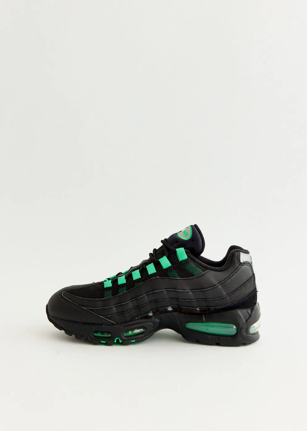 Air Max 95 OG 'Black Green Shock' Sneakers Group Hike
