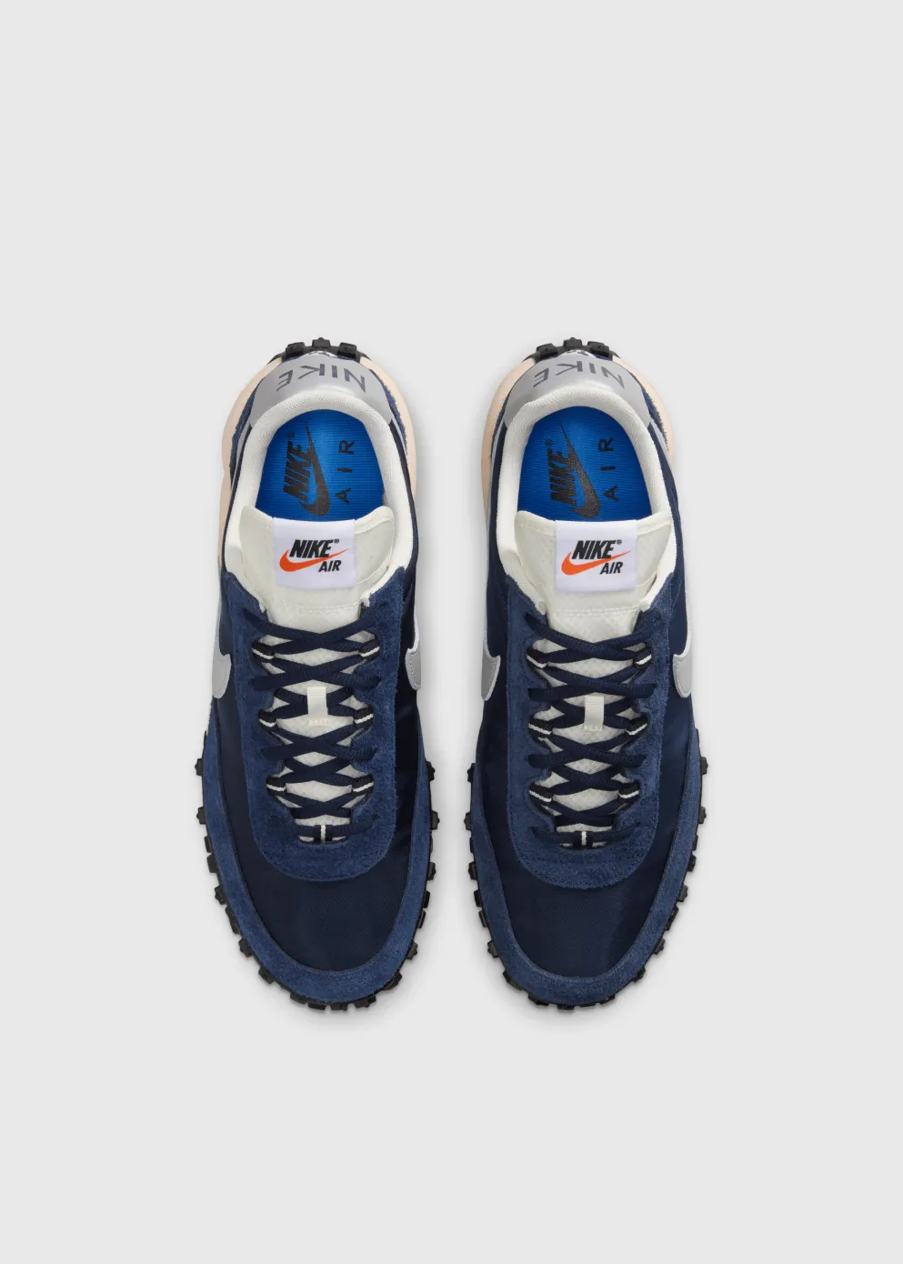 Air Max Waffle Racer 'Navy Silver' Sneakers All-weather chic
