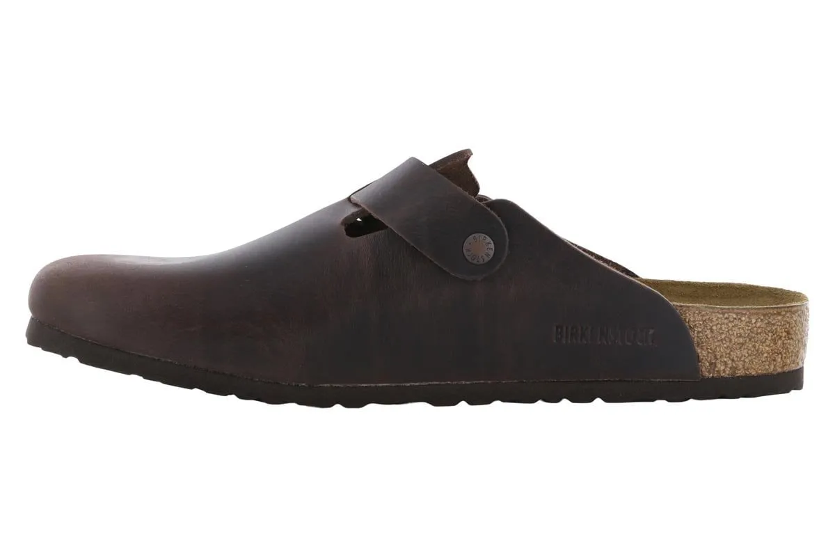 Birkenstock Boston Oiled Leather Habana Practical Use Current Step