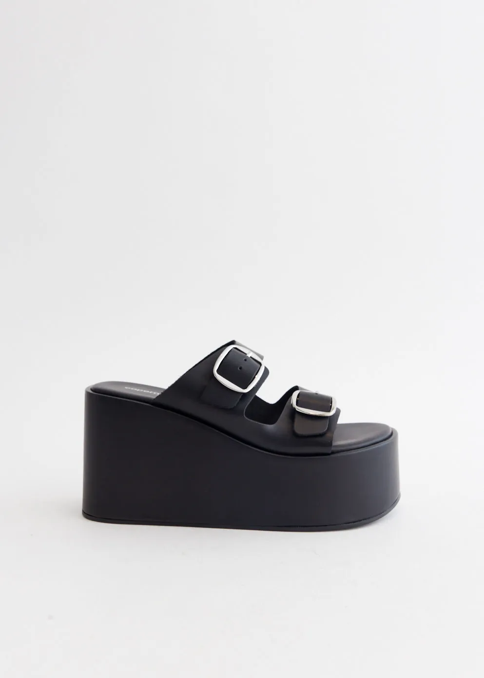 Buckle Wedges Comfort Ankle clean design