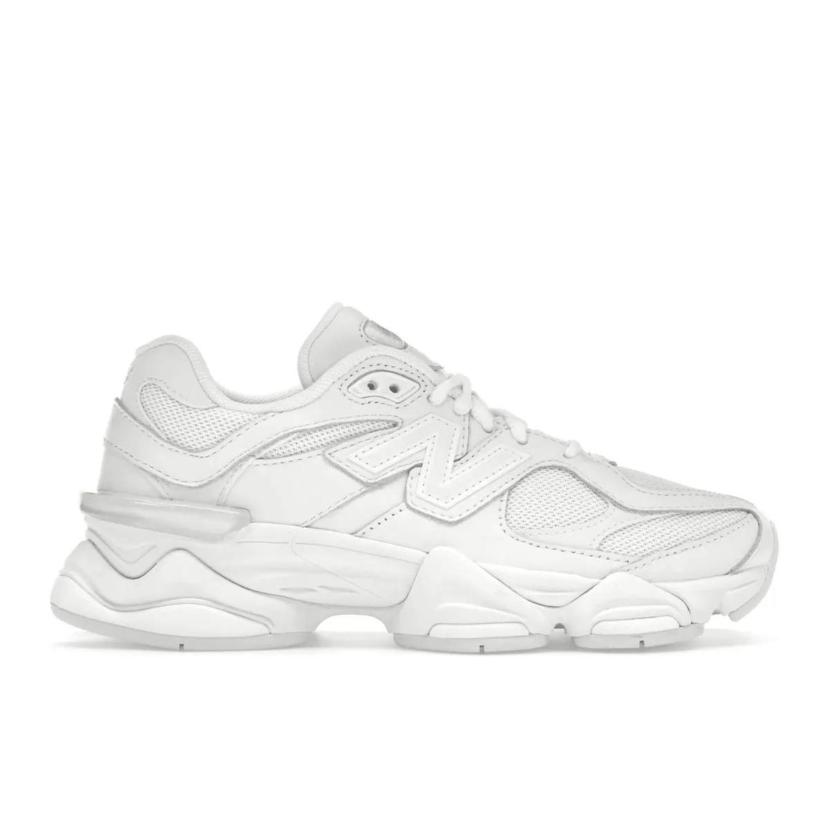 Rubberized Outsole New Balance 9060 Triple White