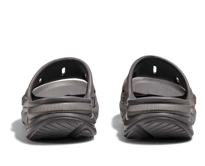Summer Travel Footwear Beach Wear Womens Hoka Ora Slide 3 in Grey/Grey