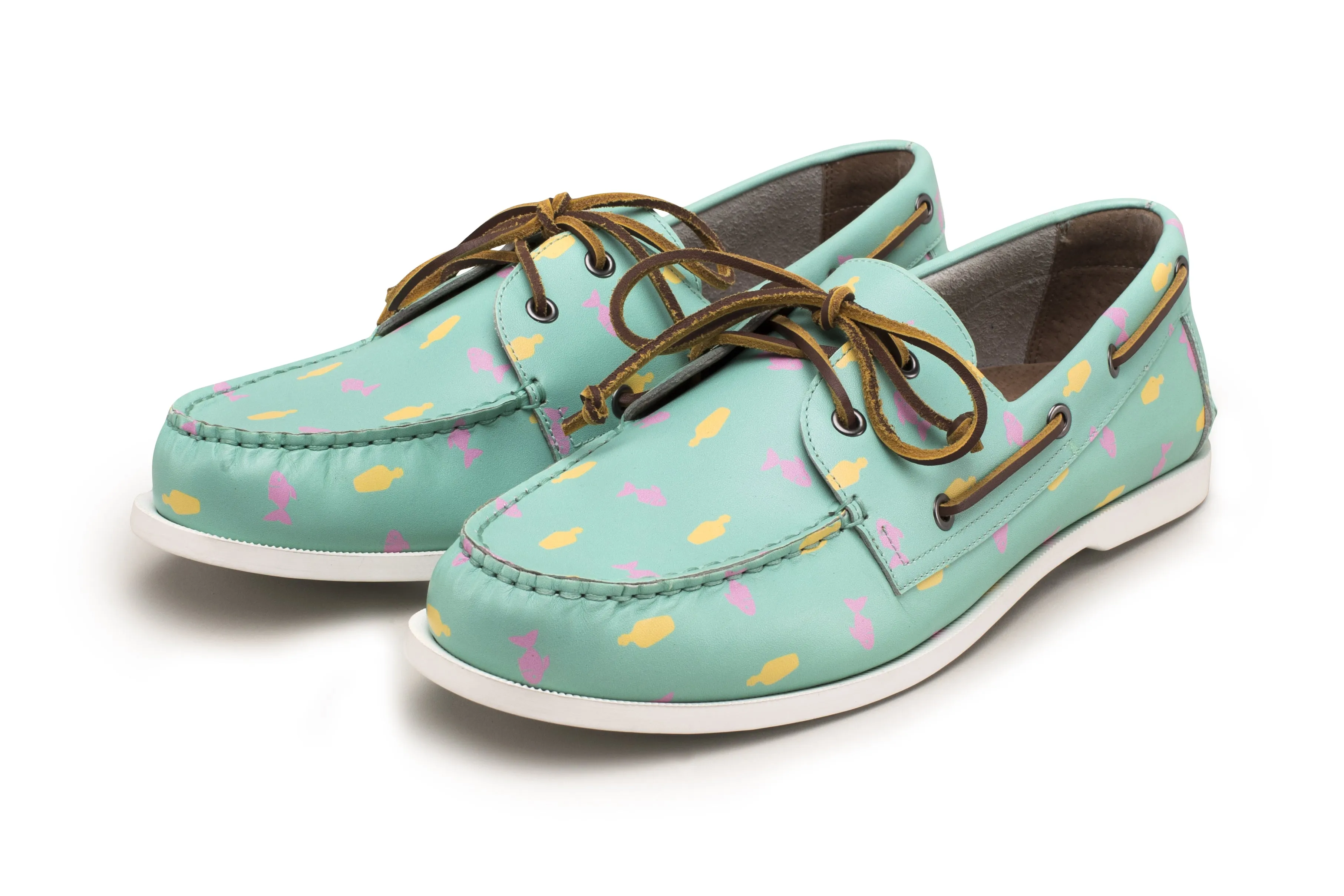 The Bermuda Breeze Boat Shoe Versatile use Pattern Play